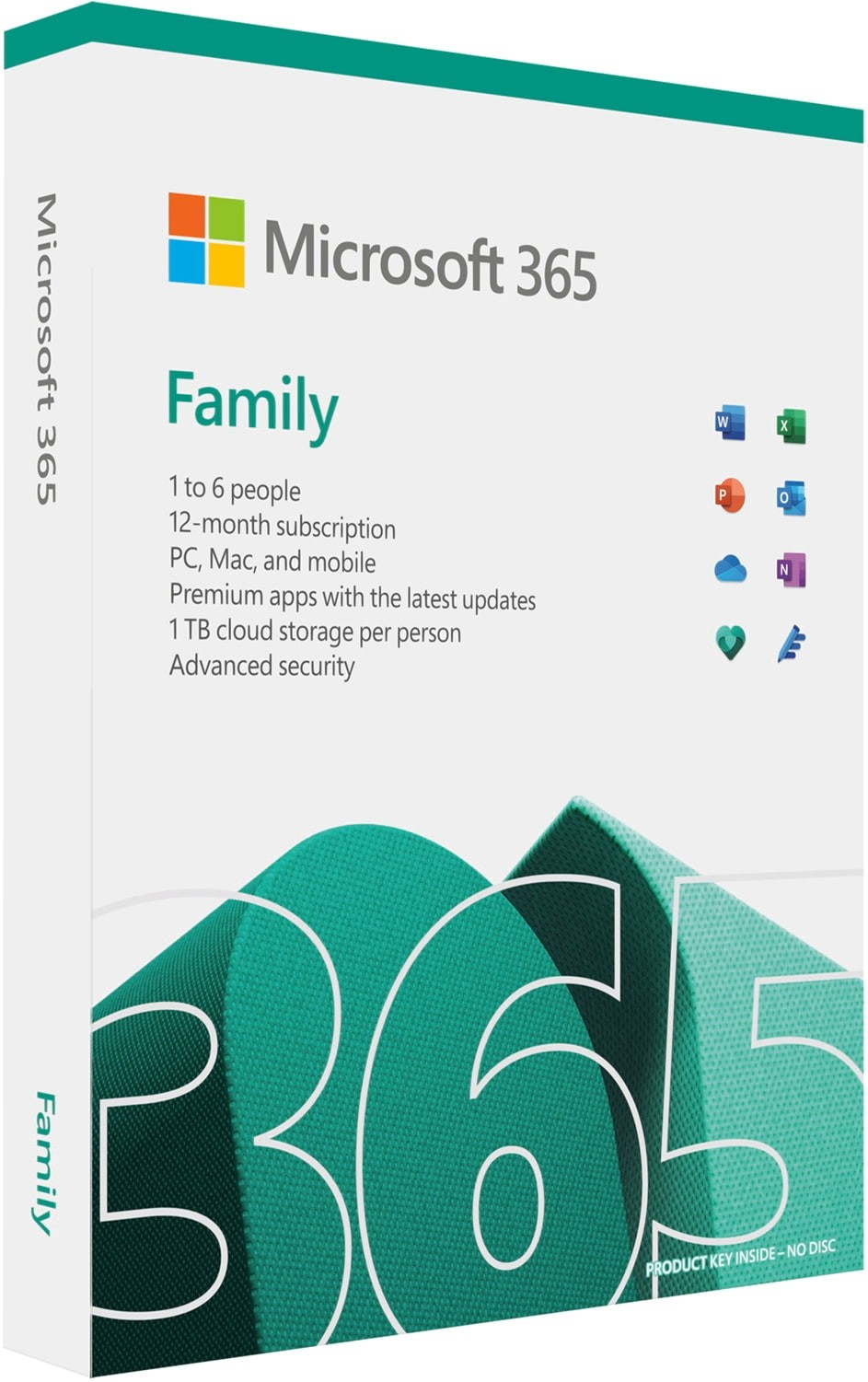 MICROSOFT OFFICE 365 FAMILY (6 USERS, 1 YEAR)