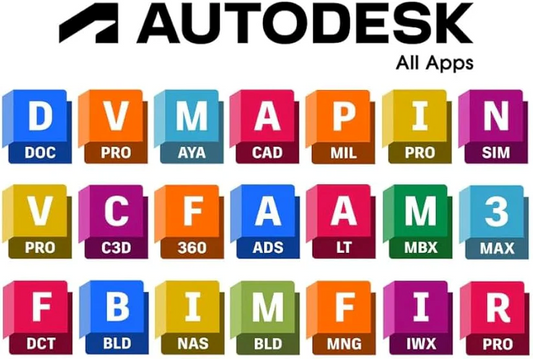 AUTODESK ALL APPS COLLECTION 2024 (PC/MAC, 1 YEAR)