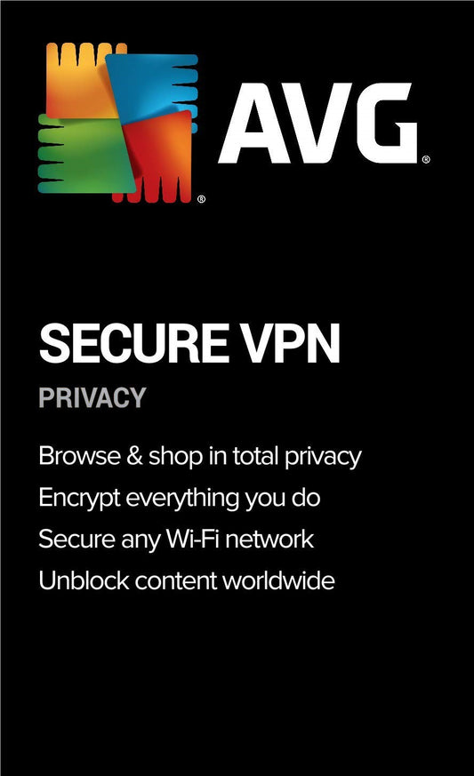 AVG SECURE VPN (1 DEVICE, 1 YEAR)