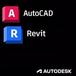 AUTODESK AUTOCAD 2024 & REVIT 2024 BUNDLE (PC/MAC, 1 YEAR)