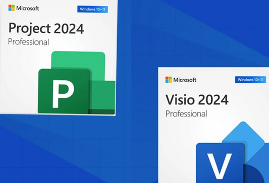MICROSOFT VISIO 2024 PRO & PROJECT 2024 PRO BUNDLE